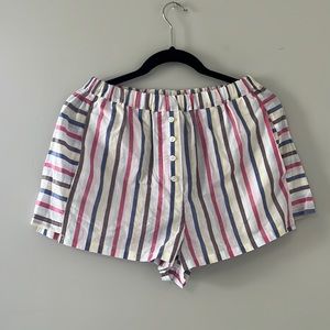 Lovers & Friends - Striped pajama shorts (NWT)